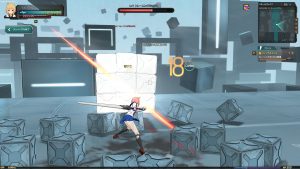 Working through the tutorial area in SoulWorker as a Soulum Sword